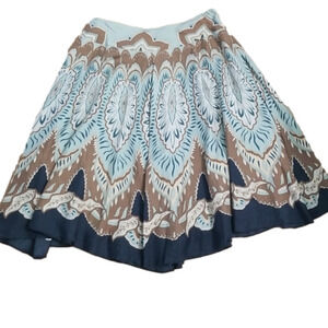 Coldwater Creek 100% Silk Skirt Full